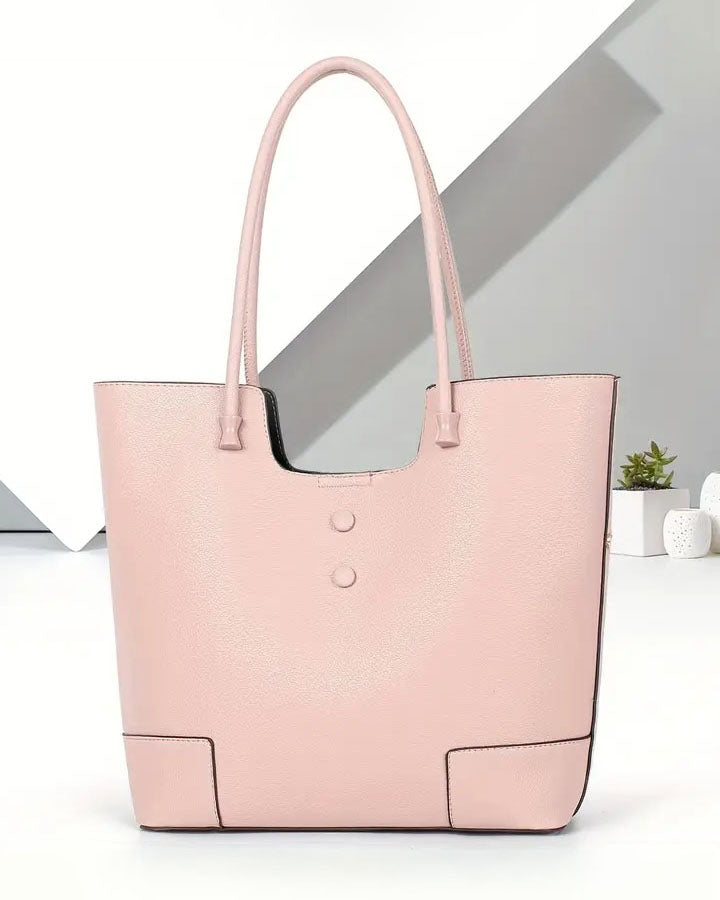 Bolso de Hombro con Interior Forrado y Cierre con broche – Diseño Minimalista