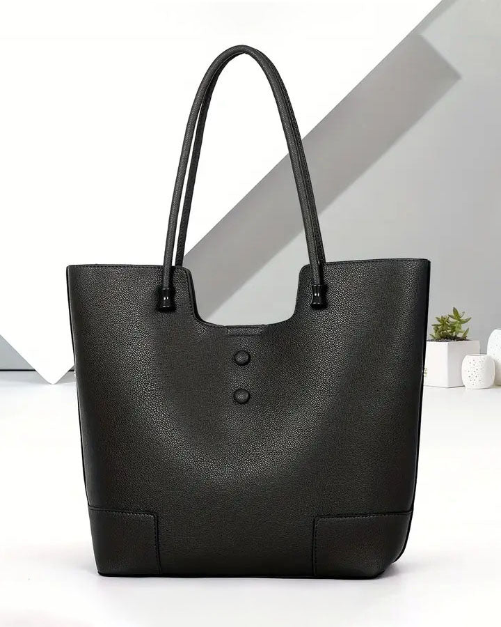 Bolso de Hombro con Interior Forrado y Cierre con broche – Diseño Minimalista