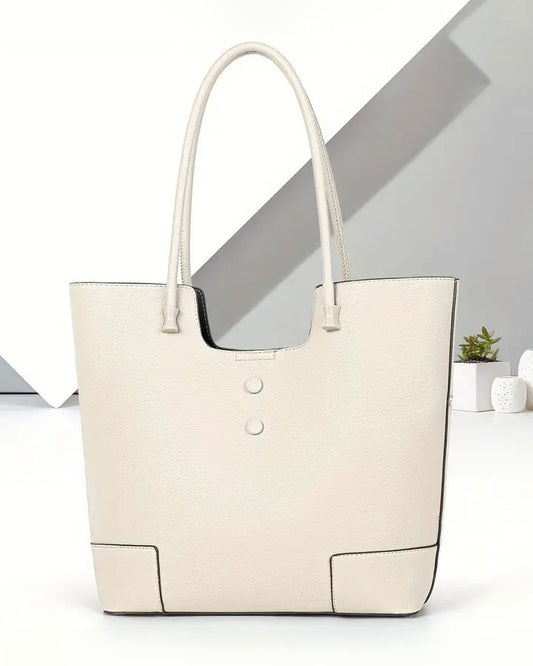 Bolso de Hombro con Interior Forrado y Cierre con broche – Diseño Minimalista