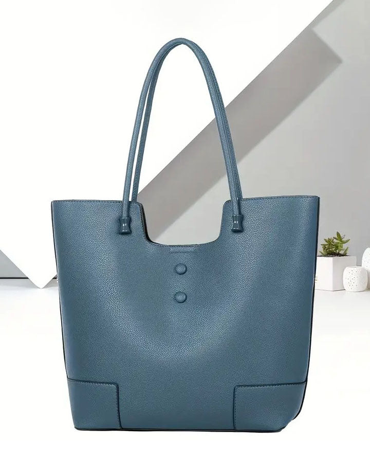 Bolso de Hombro con Interior Forrado y Cierre con broche – Diseño Minimalista